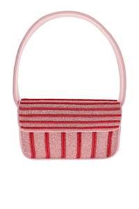 Sac à main en forme de feuille orné de perles de rocaille avec broderie artisanale, sac à main tendance avec perles de rocaille - Product Image 4