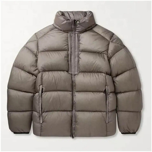 Hot Sale Custom Logo Fashion Style Woven <b>Packable</b> Padded Puffer <b>Jacket</b> Vest for Men With Your Own Logo - Product Image 1