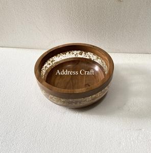 ชามเสิร์ฟหินอ่อนธรรมชาติ2025ใช้เป็นประจำชามหินอุปกรณ์บนโต๊ะอาหารและเครื่องครัวดีไซน์ล่าสุด - Product Image 6