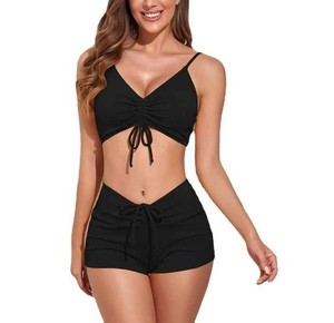 2025 nouveau bikini femmes maillot de bain imprimé tropical Bikini ensemble maillots de bain été Shorts maillots de bain femme maillot de bain vêtements de plage - Product Image 5