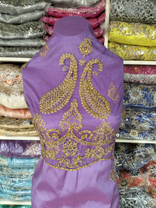 Nouvelle arrivée Meilleure qualité 5 Yards African George Wrapper Silk Net Blouse Dress 2 Yards African Headtie Set at Best Price - Product Image 6