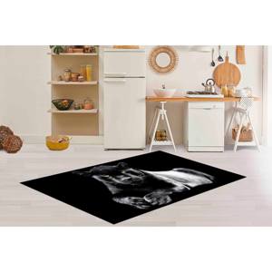 Alfombra Jaguar Negra: Alfombra Antideslizante con Estampado Animal, Alfombra Suave con Pelo Corto - Product Image 4