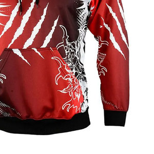 Sweat-shirts à capuche personnalisés avec logo privé pour hommes, hiver, sublimation, manches longues, respirants, en polaire épaisse 300g, neufs - Product Image 6