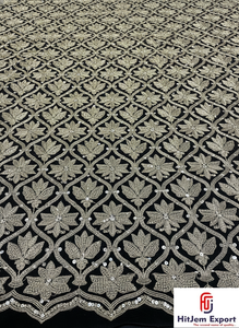 High Quality Polyester Embroidery <b>Fabric</b> for Dressmaking and Crafts Popular in UAE Wholesale Supplier - Product Image 6