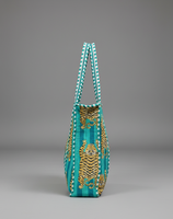 À la mode à la mode indien matelassé personnalisé imprimé coton sac à main femmes sacs fourre-tout pour filles sac à main dans un bel ensemble de créateurs