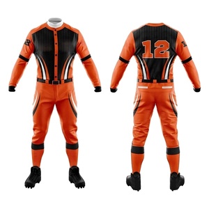 2022 maillot de baseball en polyester personnalisé en gros pour hommes uniforme adulte avec votre propre conception logo imprimé - Product Image 1
