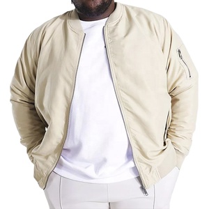 Venta al por mayor 2025 chaqueta de bombardero de encargo de los hombres de color sólido con capucha de diseño de estilo de calle más vendidos para el invierno - Product Image 1