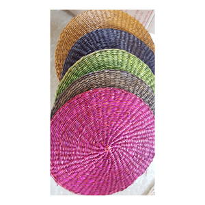 Natural Woven Rectangular <b>Seagrass</b> <b>Placemat</b> Good Quality Rattan Wicker Table Mats for Export - Product Image 3