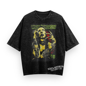 Camisetas Vintage de alta calidad para hombre, camiseta de gran tamaño con lavado ácido, camiseta recortada personalizada para hombre - Product Image 2