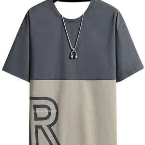 Venta al por mayor camisas para hombres 220gsm personalizado 3D bordado impreso algodón camisetas de manga corta Casual ropa de hombre - Product Image 1