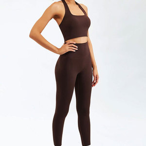 Conjuntos de Yoga para Mujer al Por Mayor, Diseño Personalizado, Cintura Elástica, Alta Calidad, Servicio OEM, Precio Razonable - Product Image 1