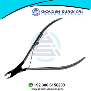 <b>Cuticle</b> <b>Trimmer</b> Titanium Coated Stainless Steel <b>Cuticle</b> Nipper & Remover For Manicure And Pedicure Essential Tool - Product Image 3