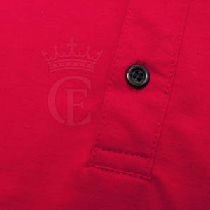 Hombres de calidad superior para camisas de punto transpirable de secado rápido logotipo personalizado impreso poliéster/algodón contraste de Color - Product Image 4
