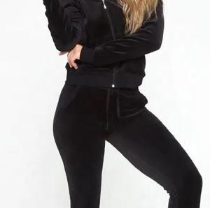 ชุดวอร์มสำหรับวิ่งจ๊อกกิ้งสีฟ้าล้วนสำหรับผู้หญิงเสื้อลำลองตัวยาวสวมใส่สบายมีดีไซน์ล่าสุด-หนึ่งชุด - Product Image 6