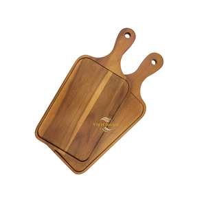 ถาดไม้กระถินณรงค์ธรรมชาติ ผิวเรียบขัดเงา สำหรับเสิร์ฟและจัดแสดง - Product Image 5