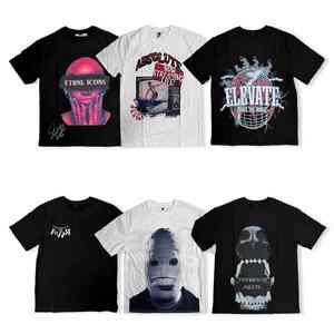 Camiseta personalizada de algodón de alta calidad para hombre con estampado Último diseño Camiseta estampada 100% algodón Camiseta - Product Image 3