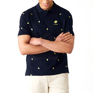 Polo bordado personalizado con tela suave y costuras de logotipo para oficina o uso de uniforme Polo bordado - Product Image 1