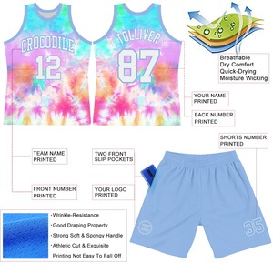 Vente en gros 2025 meilleure qualité uniformes de basket-ball cousu maillot pressé équipes les plus vendues uniformes de basket-ball américain - Product Image 3