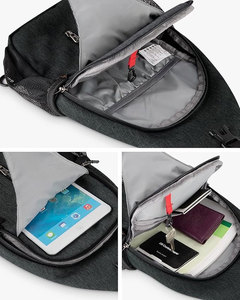 Sac à main messager pour vêtements de sport en nylon durable et imperméable Sac à bandoulière et bandoulière orange pour femmes et hommes - Product Image 4