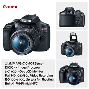 <b>Digital</b> DSLR <b>Camera</b> 18-55mm Lens 32GB Memory Card Accessory Photo Bundle for Photography <b>Video</b> Recording Featuring CMOS CCD - Product Image 4