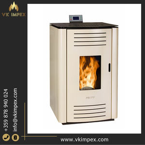 Exportador de origen de Bulgaria de diseño único 13,0 kW Salida de calefacción nominal Estufa de pellets independiente para el hogar Hotel Villa - Product Image 2