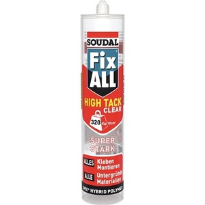 กาวเหลว 1K Hybrid Polymer Fix All HT ใส 305 กรัม แบบตลับ ยี่ห้อ Soudal - Product Image 1