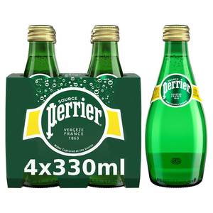 Eau gazeuse Perrier en gros 330ml, importée (lot de 4 bouteilles) / Eau minérale gazeuse Perrier 35x 250ml en canettes - Product Image 6