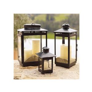 Wholesale Customised Black Handmade Metal <b>Lantern</b> <b>Candle</b> Holder Home <b>Garden</b> Decoration Latest Design for Christmas Weddings - Product Image 3