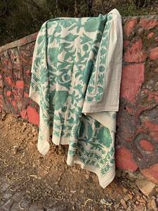 Large Handmade Suzani Quilt with Traditional Embroidery – Luxury Bohemian <b>Bed</b> <b>Cover</b>, Decorative Textile for Home Styling - Product Image 4