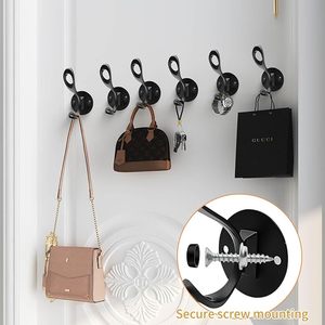 Ganchos para abrigos de montaje en pared doble Retro de alta resistencia, perchero versátil para abrigos, ropa, bufandas, bufanda, bolsa, toalla, gorro para llaves, sombrero - Product Image 5