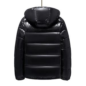 Chaqueta acolchada negra de nueva moda para hombre OEM personalizada, productos de chaqueta acolchada cálida de manga larga para hombre - Product Image 3