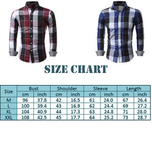 Offre Spéciale hommes nouvelle mode flanelle chemises lourd 100% coton à carreaux chemises à carreaux Scoop bas à manches longues hommes vêtements - Product Image 6