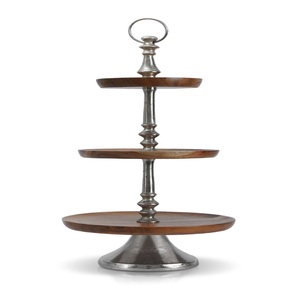 New Arrival Luxury 2 & <b>3</b> <b>Tier</b> Stainless Steel Metal <b>Cake</b> <b>Stand</b> Pedestal for Wedding Christmas Birthday & Other Special Occasions - Product Image 3