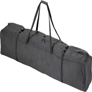 กระเป๋าสกีแบบพับได้พร้อมแผ่นรองนุ่มและตะเข็บเสริมความแข็งแรงเพื่อความทนทาน กระเป๋าใส่อุปกรณ์สกีพร้อมความยาวที่ปรับได้ - Product Image 6