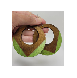 Customized Size Wood and Resin <b>Earring</b> Jewelry Modern <b>Fashion</b> <b>Earrings</b> for Women Handicraft Product for Sale - Product Image 5