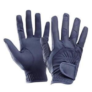 Gants d'équitation d'hiver en cuir véritable rétro jaune écran tactile séchage rapide unisexe équitation protection doigt complet vente en gros - Product Image 5