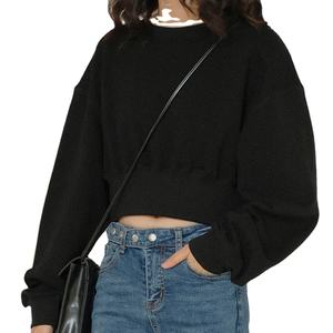 Sudadera con capucha para mujer, Jersey holgado de gran tamaño, ropa de calle informal con tela cálida de lana suave para las temporadas de otoño e invierno - Product Image 1