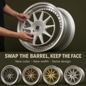 Jantes forgées en deux parties à <span class=keywords><strong>10</strong></span> branches argentées 18 19 20 <span class=keywords><strong>21</strong></span> pouces 5x112 5x114.3 5x120 BMW X5 - Product Image 4