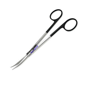 Tijeras Iris para Cirugía Plástica Wenquar, Recubrimiento Semi Negro, Instrumento Quirúrgico de Acero Inoxidable, Mejor Precio - Product Image 1