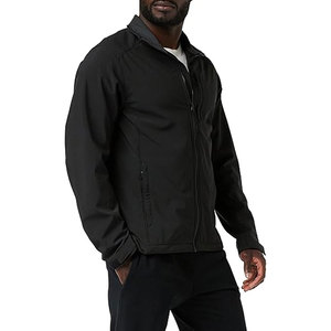 Concevez votre propre veste Softshell respirante pour hommes quantité minimale de commande bas veste à séchage rapide Softshell couleurs contrastées pour homme - Product Image 1