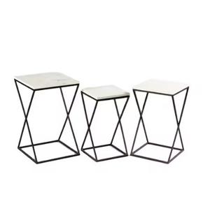 Mesas modernas de metal con opción de almacenamiento de diseño multiusos para restaurantes, oficinas o espacios de vivienda - Product Image 3