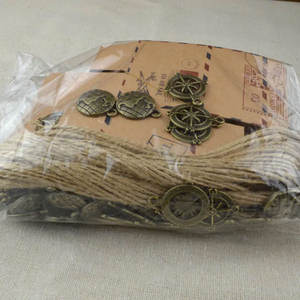 Boîte à bonbons en papier kraft vieux papier avion courrier cadeau boîte à chocolat terre boussole boîte d'emballage pour voyage mariage - Product Image 5