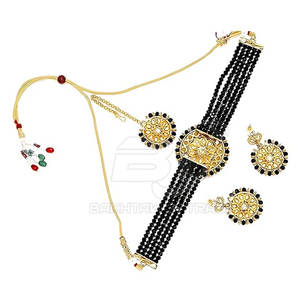 Conjunto de Joyería para Mujer Chapado en Oro de Moda 2026, Elegante Conjunto de Joyería para Mujer, Collar y Aretes en Tamaño Adulto - Product Image 4