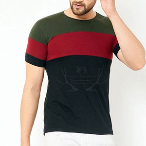 เสื้อยืดคอกลมสำหรับผู้ชายคอกลมผ้าคอตตอน100% สำหรับผู้ชายเสื้อยืดออกแบบโลโก้สีตามสั่ง - Product Image 1