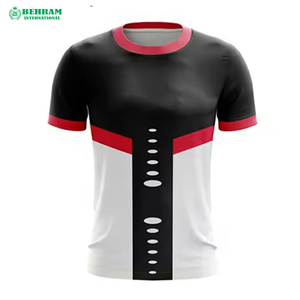 Camisetas de Gimnasio Lisas para Hombre, Moda de Verano, Corte Holgado, Cuello Redondo, Manga Corta, 100% Poliéster, Ecológicas, Transpirables y de Secado Rápido - Product Image 5