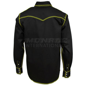 Chemise de travail de soudage avec logo personnalisé, chemise de travail industrielle de soudage avec tissu ignifuge, vêtements de travail de sécurité - Product Image 3