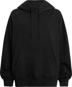 Sudaderas con capucha de mujer transpirables con cordones largos y hombros caídos de algodón holgadas de talla grande de alta calidad - Product Image 4