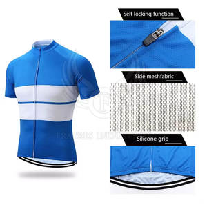 ชุดกีฬาปั่นจักรยานผ้าแห้งเร็วระบายอากาศได้ดีดีไซน์ทันสมัยออกแบบได้ตามต้องการ - Product Image 1