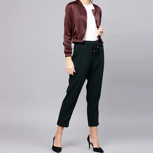 Suministro directo de fábrica, chaqueta Bomber larga hecha a medida para mujer, técnicas impresas de tela transpirable con chaquetas de mujer de talla adulta - Product Image 3