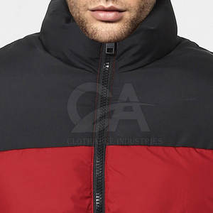 Vestes bouffantes imprimées avec logo personnalisé Veste d'hiver nouvelle arrivée Veste bouffante à manches longues pour hommes en usine - Product Image 2